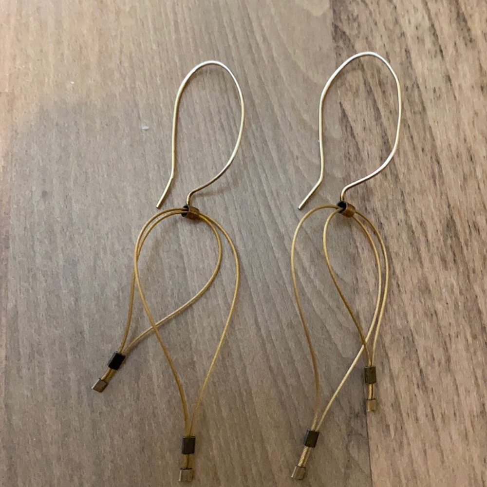 Artisan pair of earrings